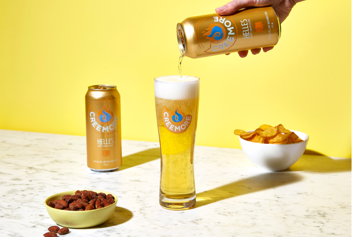 Helles beer can 2