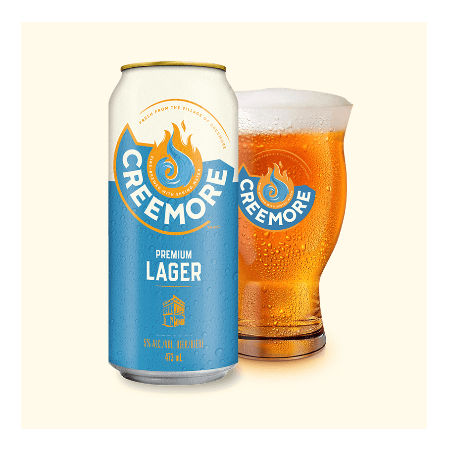 Premium Lager can